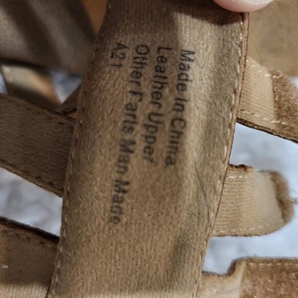 Trotters "Tiki" Leather sandals brown  size 9 - Picture 6 of 6